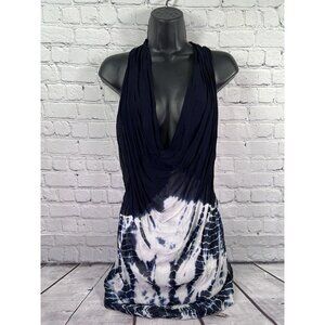 Young Fabulous & Broke blue tye-dye scoop neck‎ tank size small
